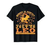 30 Juillet Lion né Signe du Zodiaque Anniversaire Astrologie Lion T-Shirt