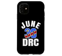 30 juin RDC Indépendance République démocratique du Congo Coque pour iPhone 11