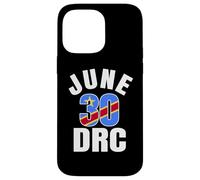 30 juin RDC Indépendance République démocratique du Congo Coque pour iPhone 14 Pro Max