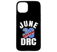 30 juin RDC Indépendance République démocratique du Congo Coque pour iPhone 15 Plus