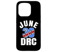30 juin RDC Indépendance République démocratique du Congo Coque pour iPhone 15 Pro