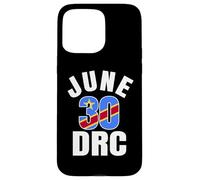 30 juin RDC Indépendance République démocratique du Congo Coque pour iPhone 15 Pro Max
