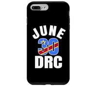 30 juin RDC Indépendance République démocratique du Congo Coque pour iPhone 7 Plus/8 Plus