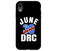 30 juin RDC Indépendance République démocratique du Congo Coque pour iPhone XR