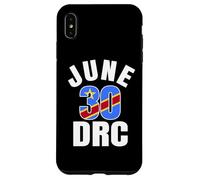 30 juin RDC Indépendance République démocratique du Congo Coque pour iPhone XS Max