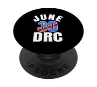 30 juin RDC Indépendance République démocratique du Congo PopSockets PopGrip Adhésif