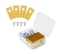 30 Lame Robot Tondeuse, Lames De Tondeuses Avec Vis, Lames De Tondeuses En Aciers Inoxydables, Lame Tondeuse Robot Marques Pour Les Premium Worx, Zoef Robot, Einhell, Kress