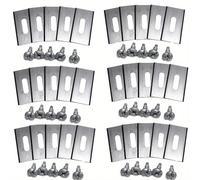 30 lames de rechange, compatibles avec les tondeuses à gazon électriques Automower 310, 420, 315X, 430X et 305. Convient aux tondeuses à gazon manuelles.