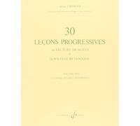 30 Lecons Progressives de Lecture de Notes et de Solfege Vol. 3a