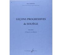 Grimoin Alain - 30 Lecons Progressives De Solfege Vol.1