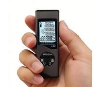 30 m Mini Télémètre Laser Numérique, Ruban à Mesurer Portable avec une Précision de 3 mm, Outil Multifonctionnel Rechargeable en Alliage d'Aluminium avec Niveau Électronique et Mesure d'Angle Alliage