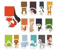 30 Marque Page Magnetique Animaux, Marque-Pages Magnétiques avec Animaux de La Forêt Mignons, Marques Pages Personnalisés pour Homme, Femme, Enseignants, Amoureux de Livres, Amis des Animaux