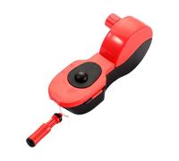 30-Meter Automatić Chalk Line - Hand-Cranked Ink Fountain, Leak-Proof Sealed System. Přofessional Carpenter's Marking Tool With Auto Ink Return, 100ft Capacity. For Wood, Coñcřete , Drywall. Zero