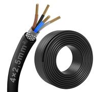 30 mètres de câble blindé 4 conducteurs 4 x 2,5 mm², câble de blindage EMI/RFI certifié CE pour automobile, haut-parleur, imprimante 3D, broche VFD CNC, moteur pas à pas, transmission de signal, etc