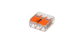 30 mini connecteur WAGO 3 entrées pour fil souple ou rigide