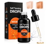 30 Ml Gouttes Nourrissantes Auto-Bronzantes, Gouttes De Bronzage Sans Soleil, Tanning Drops, pour un Bronzage Corporel Personnalisé, Résultat Homogène Sans Traces Après Quelques Heures