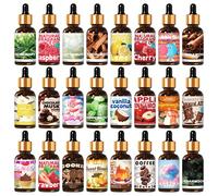 30 ml Huile essentielle parfumée aux plantes/fruits avec compte-gouttes, coffret cadeau PET