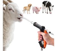 30 ML Pistolet D'Alimentation VéTéRinaire RéGlable En MéTal, Dispositif De Dosage Continu, Distributeur De MéDicaments VéTéRinaires Pour Bovins, Moutons, porcs Et Chevaux