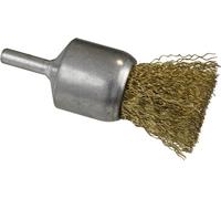 30 mm Brosse métallique en laiton Brosse métallique tige cylindrique pour perceuse