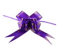 30 mm Ruban simple et beau ruban Golden Edge Ribbon Pull Arc/Arc dessiné à la main Convient pour emballage cadeau, décoration de mariage 10 pièces, Violet Nouveau partagé et populaire Durabilité