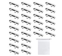 30 Morceaux De Couvercle Décoratif De Trou De Course Blanc, Fixé 1 Morceau De Sac De Rangement, Couvercle De Débordement Décoratif, Porte Et Fenêtre Accessoires De Porte Et De Fenêtre.