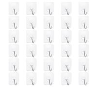 30 Morceaux De Trous Transparents - Crochets Libres, Crochets Solides Pour Objets Et Articles Ménagers, Adaptés Aux Chambres, Cuisines Et Salles De Bains.