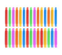 30 Morceaux De Tubes Élastiques Extensibles, Tubes Télescopiques Ondulés, Tubes Extensibles Sensoriels Colorés, Jouets Amusants À Tube Torsadé, Jouets Amusants pour Enfants