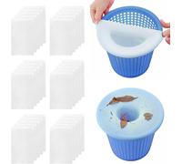 30 Pack Premium Pool Socks for Filter Baskets,Skimmer Filter for Pool Baskets,Pool Accessories for In-Ground or Above Ground Pool
