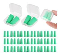 30 Paires Bouchons D'oreille en Mousse Souple avec Étui,Bouchons Doreilles Anti Bruit SNR 38 dB,Réutilisables et Confortables Bouchon Doreille Anti Bruit,pour Dormir,Étudier,Travailler,Voyager,Ronfler