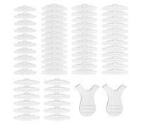30 Paires De Coussinets De Cils Transparents Et 2 Pièces De Brosses À Cils, Aide Au Recourbe-Cils, Outils De Beauté Des Cils, Entretoises En Silicone Pour Recourber Les Cils