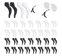 30 Paires De Crochets D'Oreille Antidérapants, Crochets Universels Pour Lunettes, Couvre-Jambes De Lunettes, Accessoires Pour Empêcher Les Lunettes De Glisser, Accessoires Pour Lunettes