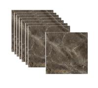 30 panneaux muraux adhésifs en vinyle épais imperméables de 11,8 x 11,8 cm, for salle de bain, cuisine ou sous-sol.(C)