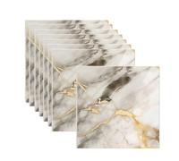 30 panneaux muraux adhésifs, surface de couverture 30 x 30 cm, revêtement de sol en vinyle autocollant et imperméable, idéal for les projets de bricolage, cuisines, douches(D)