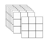 30 panneaux muraux adhésifs, surface de couverture 30 x 30 cm, revêtement de sol en vinyle autocollant et imperméable, idéal for les projets de bricolage, cuisines, douches(F)