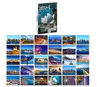 30 PCS 1 Set Sydney ， Australie Célèbre Ville Landmark Building Voyage Sites Paysage Carte Postale Cartes De Voeux Cadeau Cartes Postales Vierges