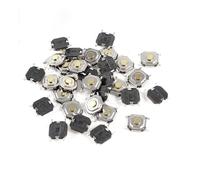 30 Pcs 5x5x1.5mm SMD Momentary 4 Pin Tact Tactile MicroSwitch DC 12V 0.2A NWPNLXEA