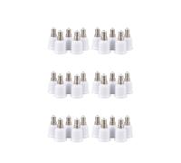 30 Pcs Adaptateur de Convertisseur de E14 Vers E27 de Base D'Ampoule LED , Blanc