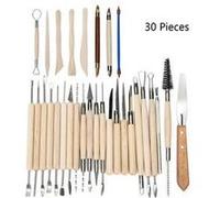 30 pcs argile sculpture outils poterie sculpture outil ensemble argile couleur shapers en bois Bois G