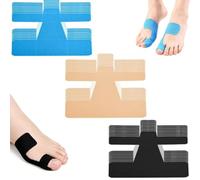 30 PCS Bandes de Kinésiologie Prédécoupées pour Hallux Valgus, Hallux Valgus Orthese pour les Pieds et les Orteils, Soutien efficace et Soulagement de la Douleur pour les Oignons pour Hommes Femme