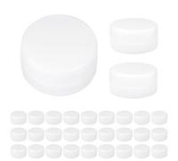 30 Pcs Boule à Hochet, Squeaker Plastique Grelot, Squeakers Balles de Hochet à Coudre Blanches, Jouets Couineurs, Remplacement Accessoires pour Poupées en Peluche, Réparation de Bruit de Jouet(22mm)