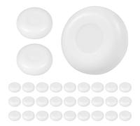 30 Pcs Boule à Hochet, Squeaker Plastique Grelot, Squeakers Balles de Hochet à Coudre Blanches, Jouets Couineurs, Remplacement Accessoires pour Poupées en Peluche, Réparation de Bruit de Jouet(25mm)