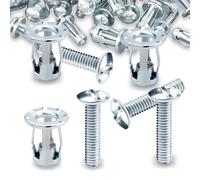 30 Pcs Chevilles Métalliques Galvanisées, M4x20 Chevilles à Expansion en Métal, Expansion Petal Cavity Wall Anchor Series Kit for Home Renovation and Fixing of Cavity Walls and Plasterboard Walls