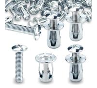 30 Pcs Chevilles Métalliques Galvanisées, M5x25 Chevilles à Expansion en Métal, Expansion Petal Cavity Wall Anchor Series Kit for Home Renovation and Fixing of Cavity Walls and Plasterboard Walls