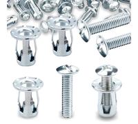 30 Pcs Chevilles Métalliques Galvanisées, M8x30 Chevilles à Expansion en Métal, Expansion Petal Cavity Wall Anchor Series Kit for Home Renovation and Fixing of Cavity Walls and Plasterboard Walls