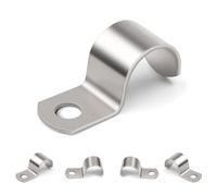 30 Pcs Collier de Serrage, M16 Collier de Fixation Tuyau Ø 15-16 mm, Collier Serrage V2A Acier Inox 304 pour Supports de Tuyaux pour Fixation Attache Tube, Attache Fixer Grillage Rigide Traille Trou