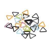 30 Pcs Coloré Fer Triangle Marqueurs De Point, Tricot Crochet Marqueurs Point Marqueur Anneau Crochet Verrouillage
