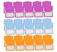 30 pcs contrefaits de cire, de bandes cire orthodontiques à la fruit avec un étui stockage pour les aligneurs, le porteur des accolades, les supports, les plinaisers invisibles.