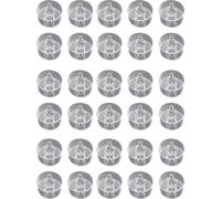 30 PCs cousent des bobines universelles réutilisables en plastique clair pour des accessoires de machine