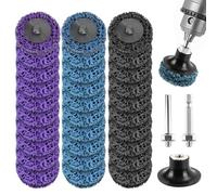 30 PCS Disque Abrasif 50mm Disque Decapage Peinture Petit Disque Poncage per Perceuse Visseuse disque Decapage per Metal, Rouille, Peinture