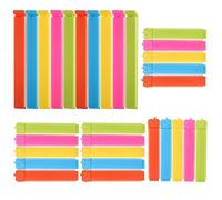 30 Pcs Fermeture Sachet Alimentaire, 7/11cm Pince Sachet Alimentaire, Plastique Pince Alimentaire Clip d'Étanchéité Réutilisable pour Cuisine Bonbons Snack Noix